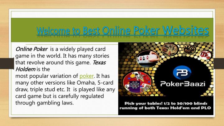 Best Texas Holdem Poker Sites
